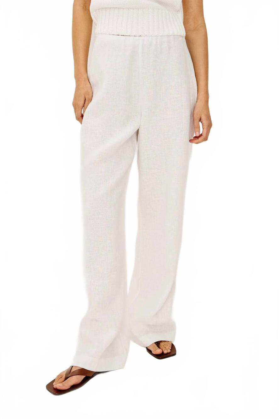 NEW RAILS andrine pants in white